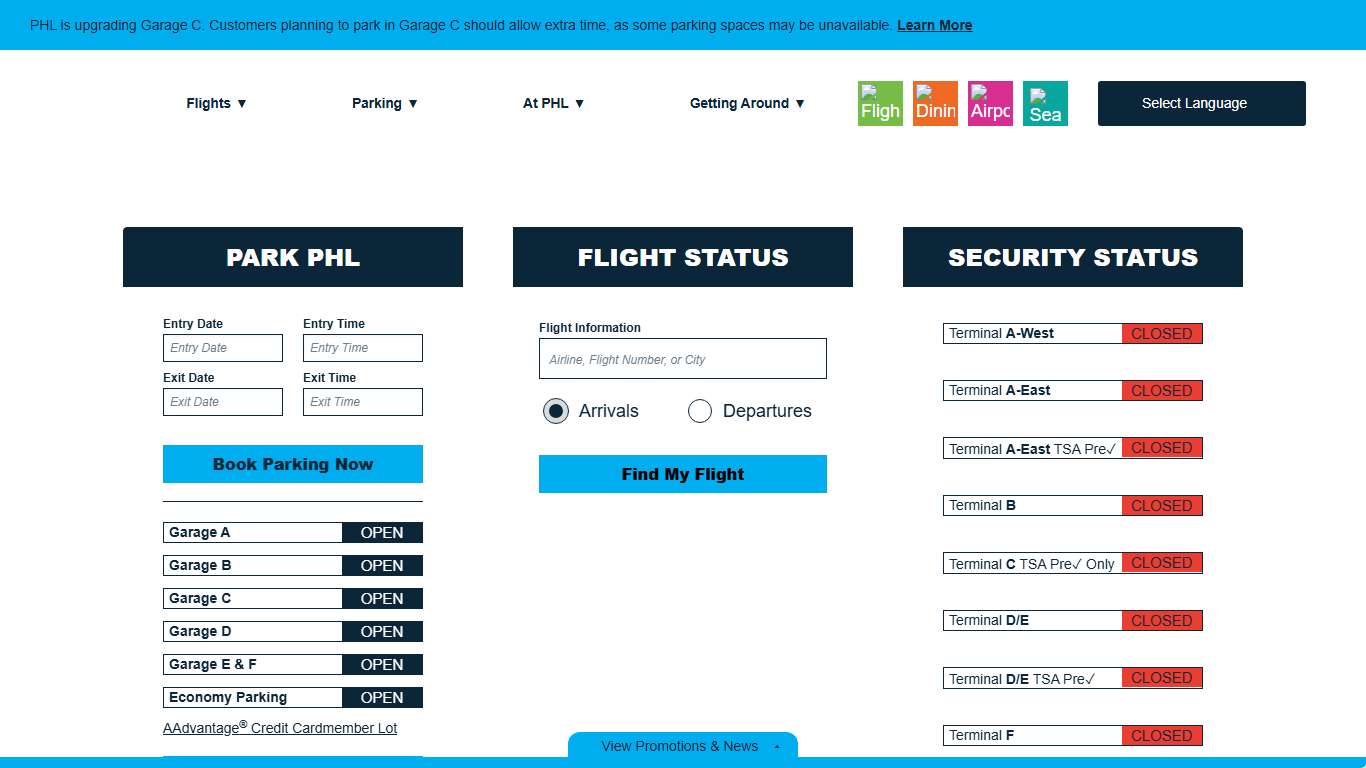 PHL Philadelphia International Airport | PHL.org